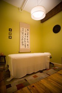 One of three treatment rooms. 